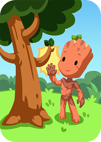 Adesivo d'orato Groot's Roots