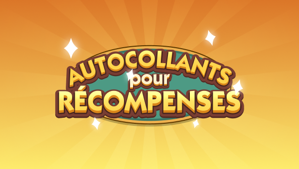 Logo de l’événement Autocollants pour récompenses de Monopoly GO!