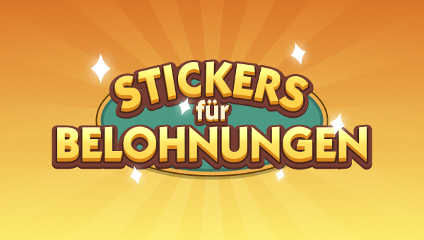 Logo des Sticker für Belohnungen Events für Monopoly GO!
