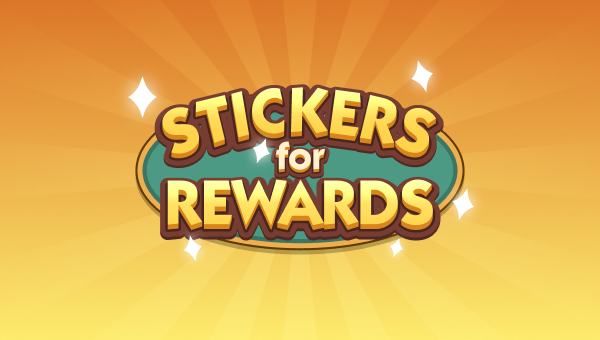 Stickers for Rewards event logo for Monopoly GO!